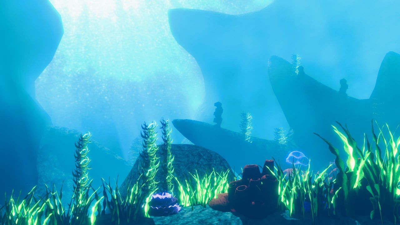 Screenshot of a themed world in VRChat